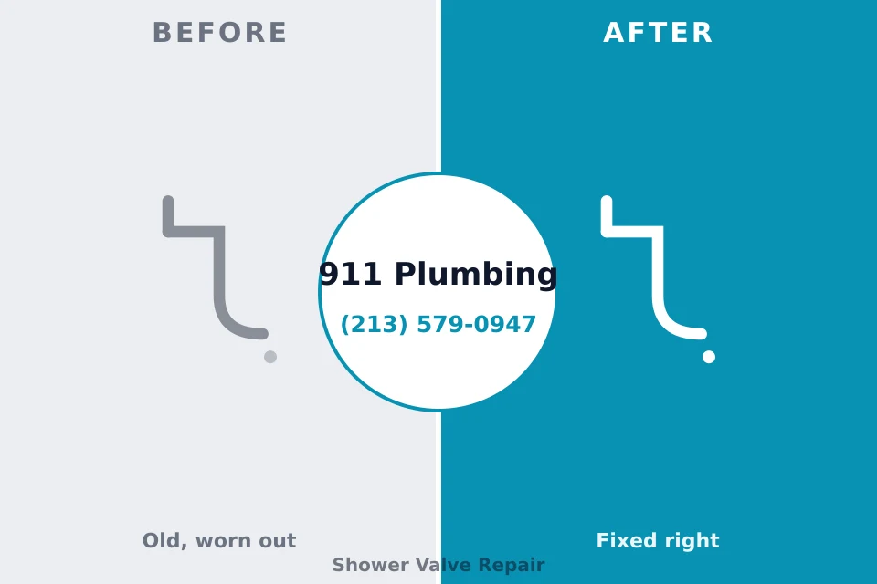 Before and after: plumbing repair Melrose Park, IL